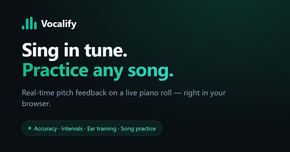 Vocalify preview